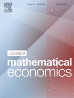 Journal of mathematical economics cover