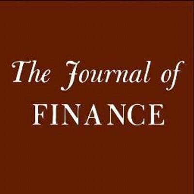 The journal of finance